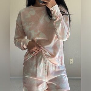 0315 - GRAYSON THREADS SLEEPWEAR Women’s S 2 Piece Heart Details